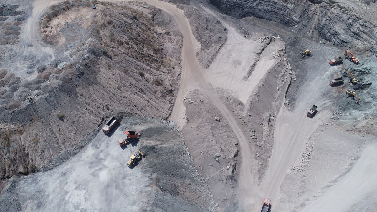 Professional mining operations in progress